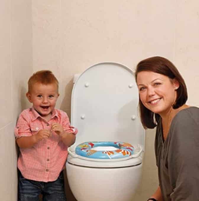 Lama Sam & Friends asiento de inodoro para niños y niñas superficie segura antideslizante asiento de inodoro para niños
