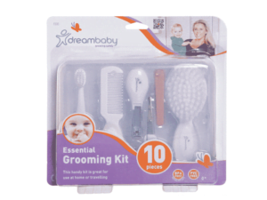 Kit de Aseo Dreambaby Blanco higiene infantil peru peines para bebe cortauñas para bebe peru cepillo dental para bebe