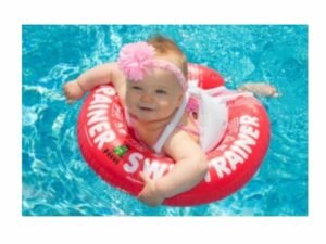 Flotador de Seguridad Swimtrainer riesgos-de-nadar-con-bebes-piscina-playa evita